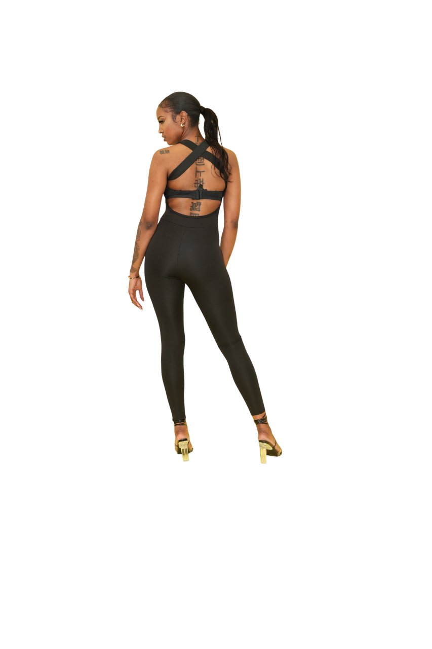 Black Active Jumpsuit