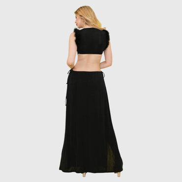 Black Cookie Long Dress
