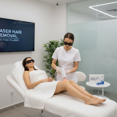 Full Body excludes back shoulder Laser Hair Removal