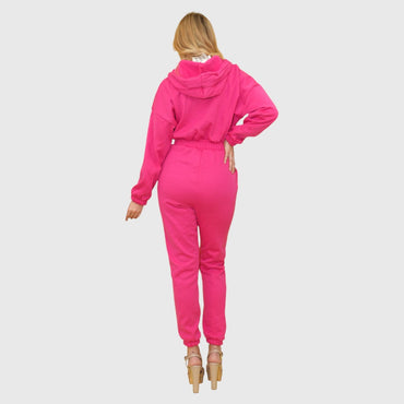 Pink Joggers Jumpsuit