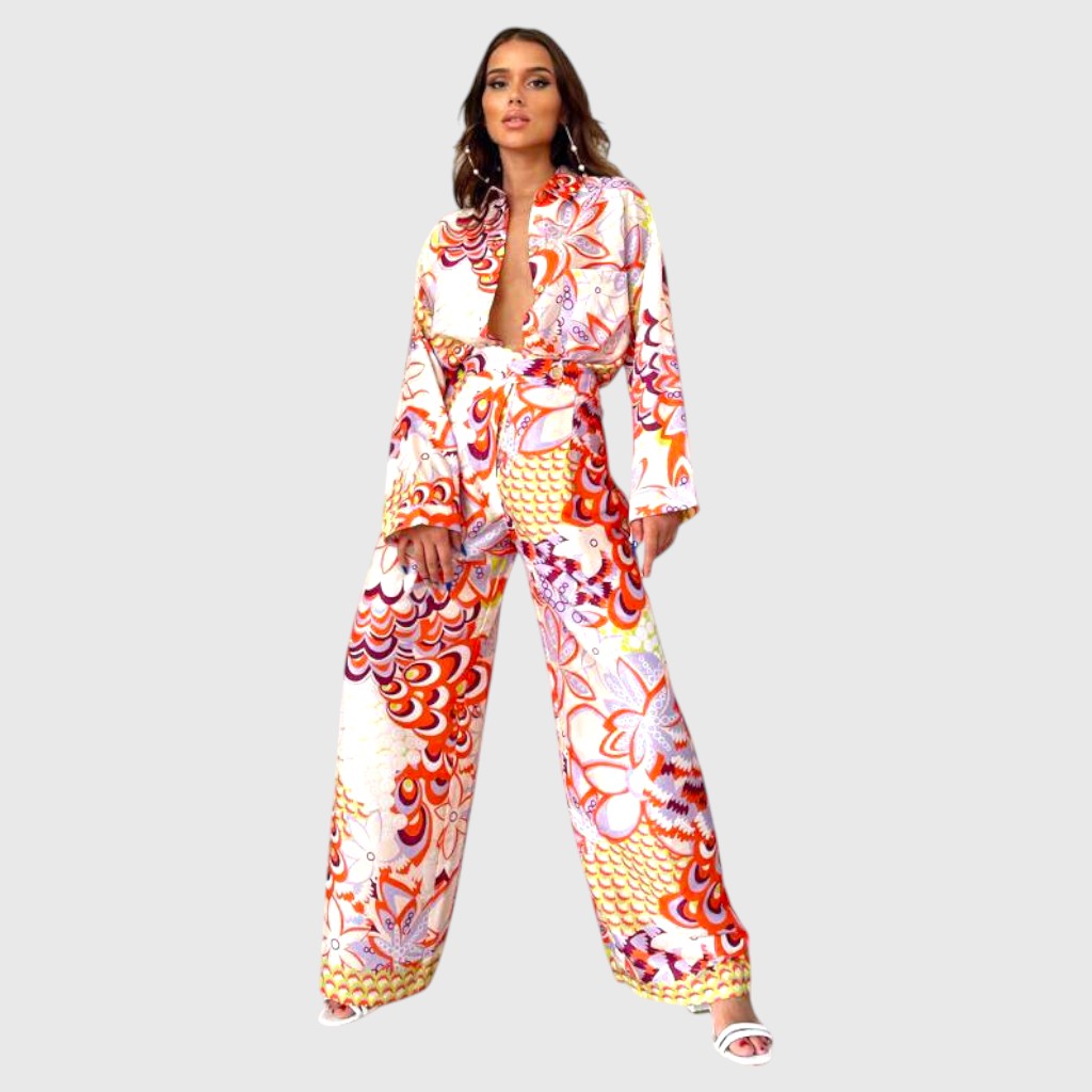 Platinum peacock set