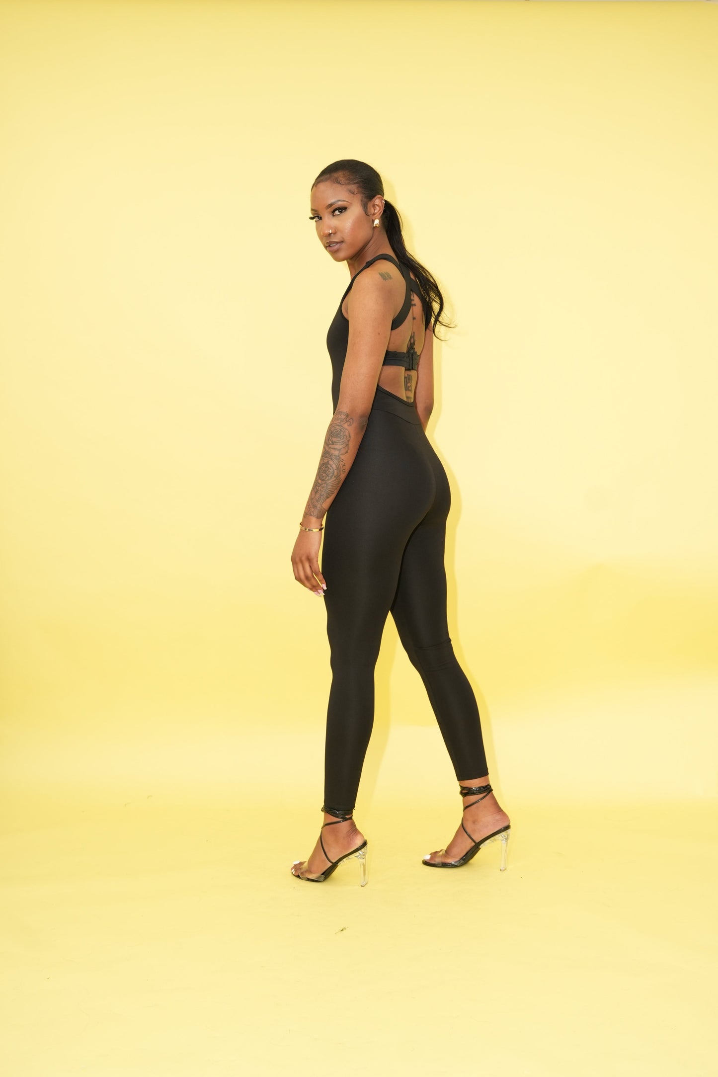 Black Active Jumpsuit