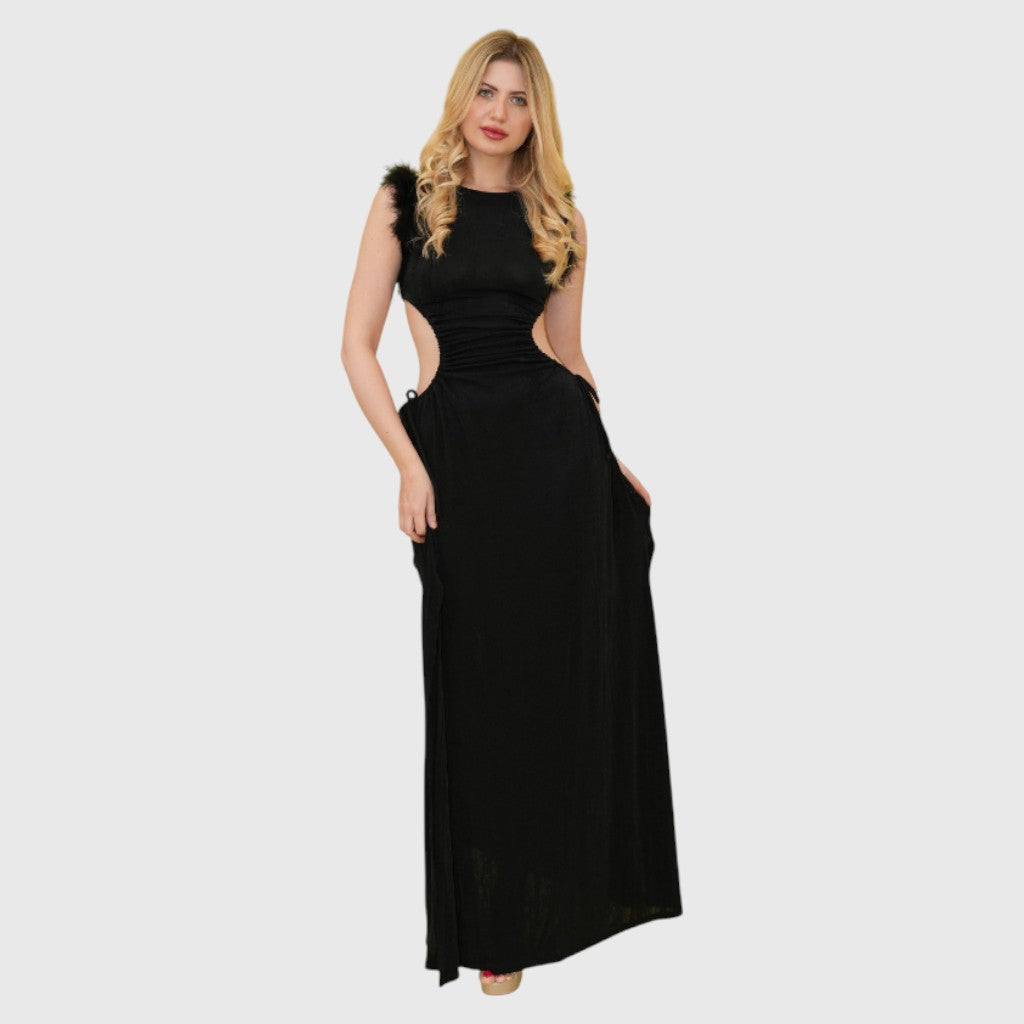 Black Cookie Long Dress