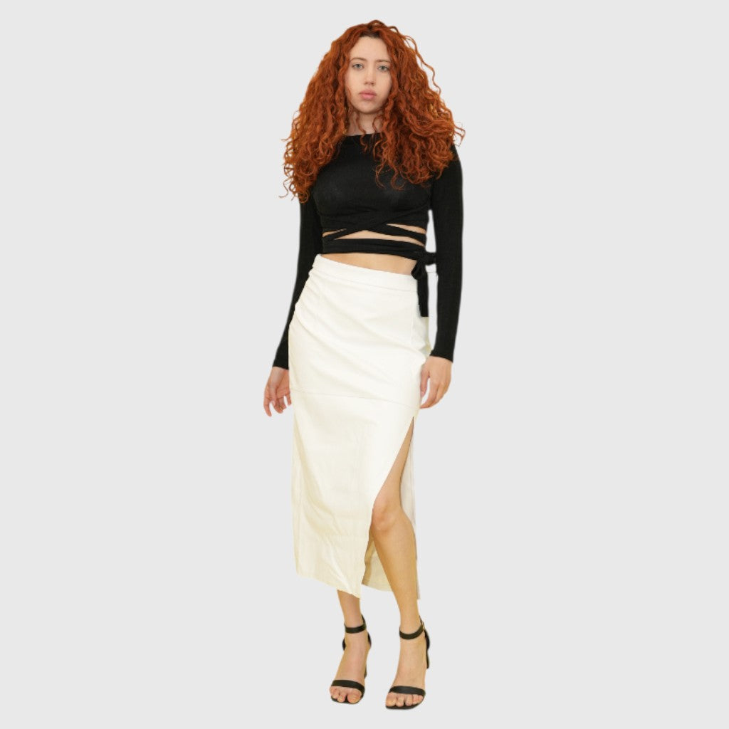 Black Cross Body Top