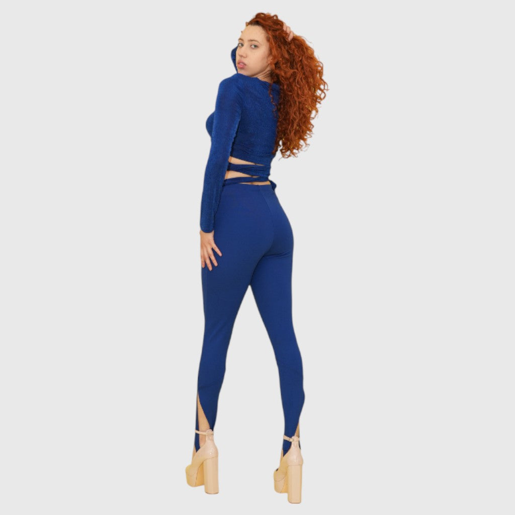 Blue Loop Trouser