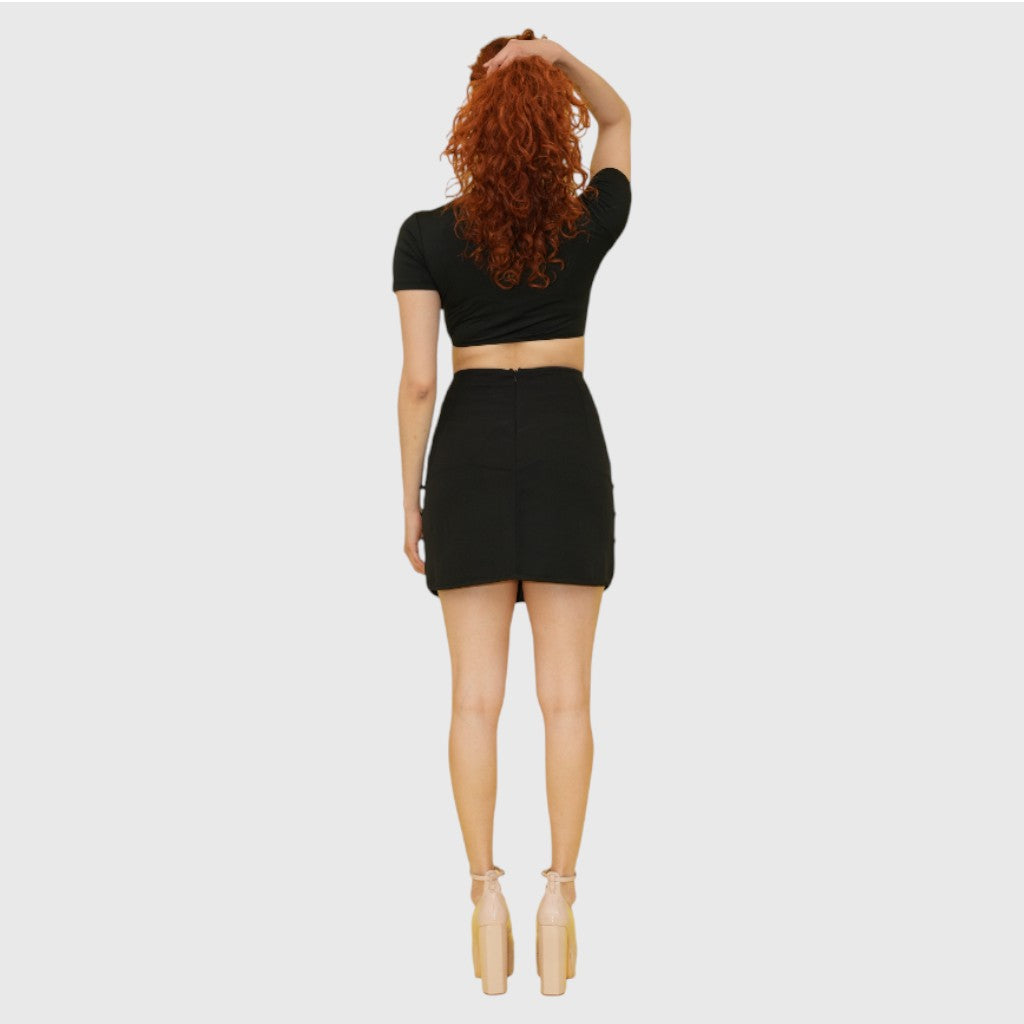 Casual Summer Skirt in Black