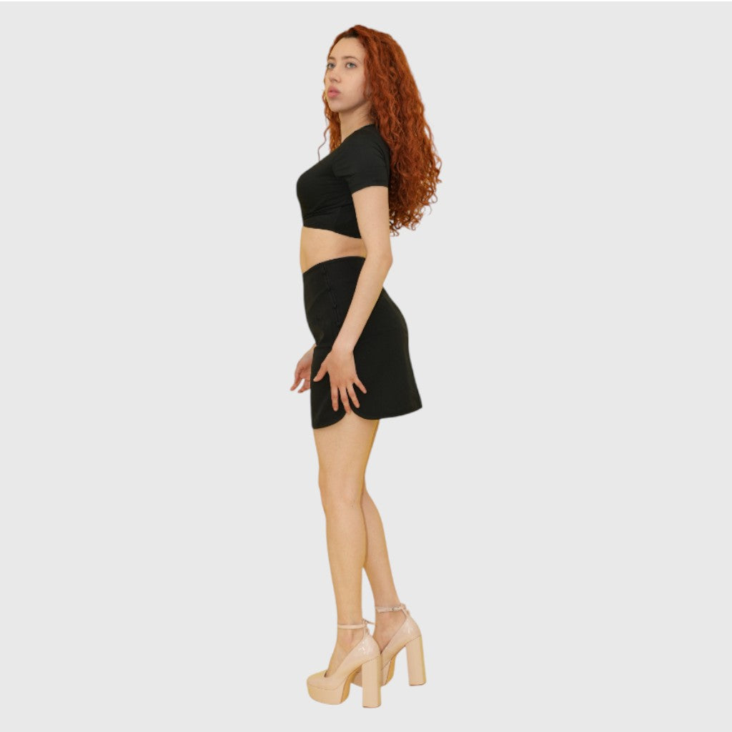 Casual Summer Skirt in Black