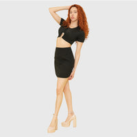 Casual Summer Skirt in Black