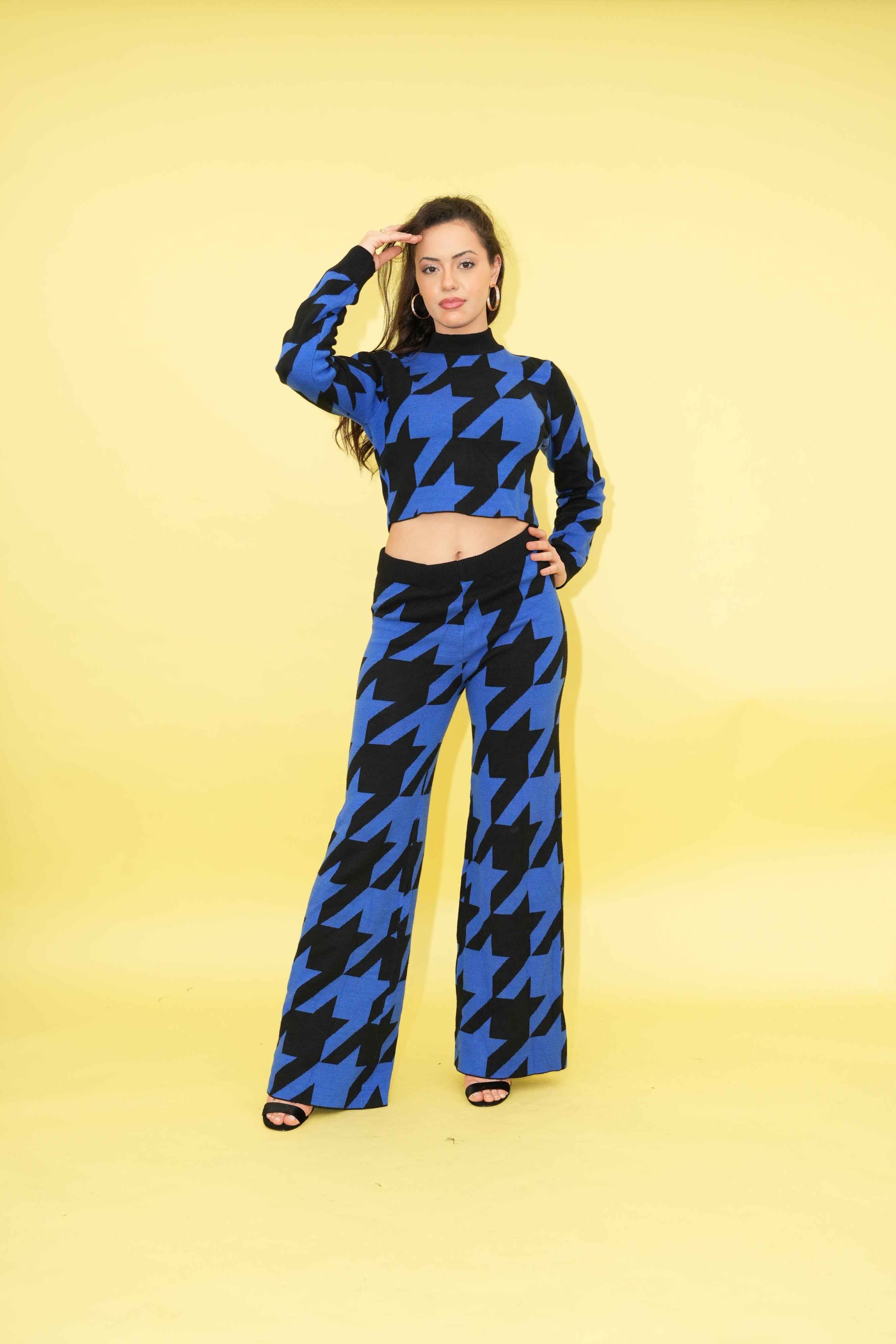 Blue and Black Multi