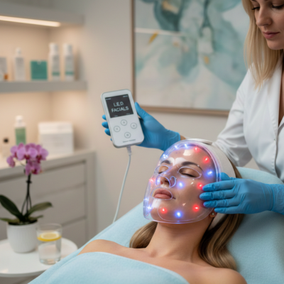 L.E.D facials