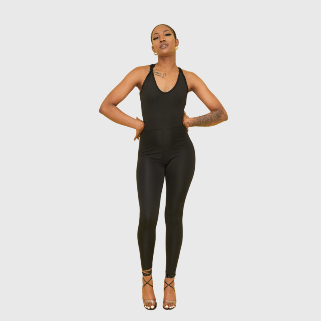 Black Active Jumpsuit