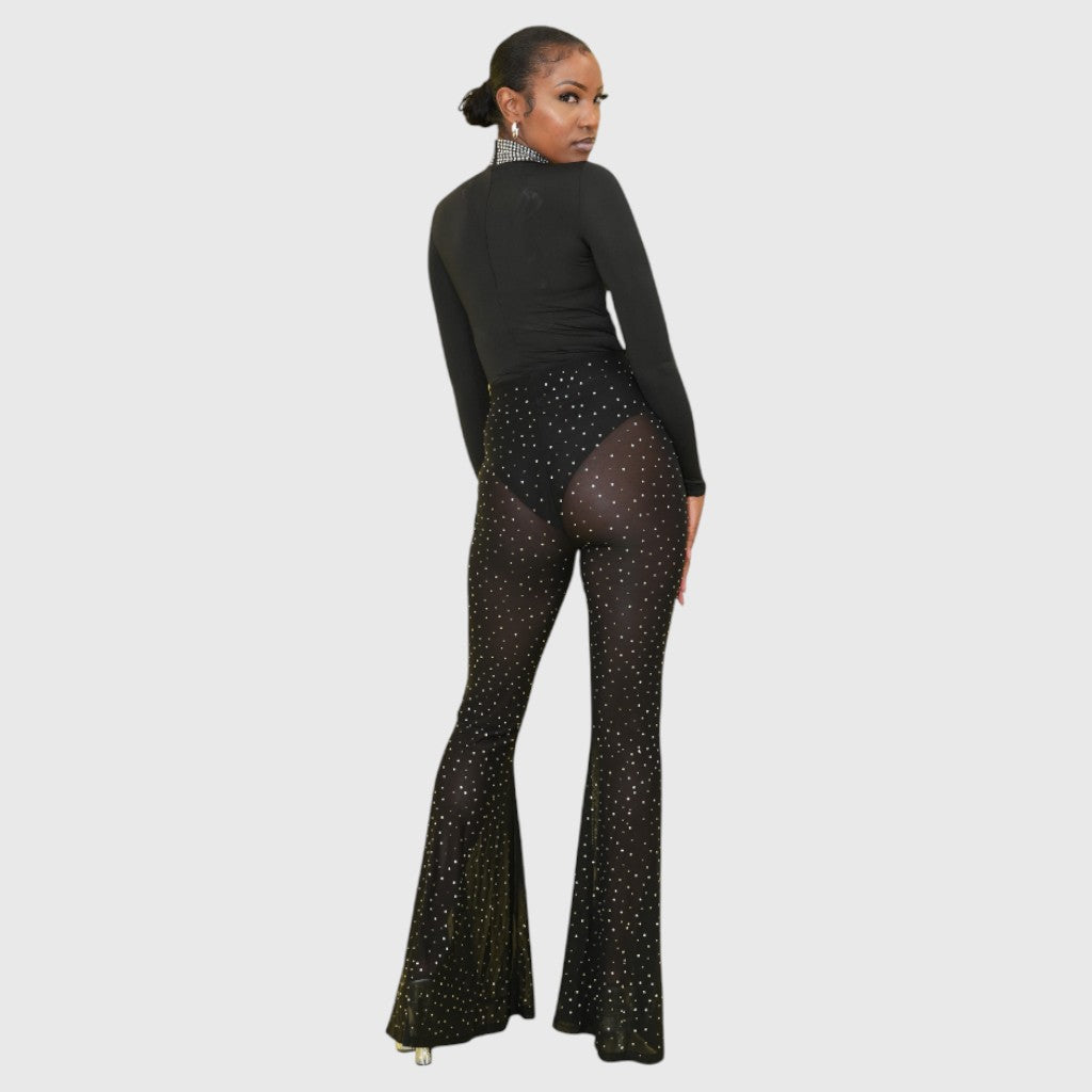 Stubbed Palazzo Pants