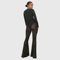 Stubbed Palazzo Pants