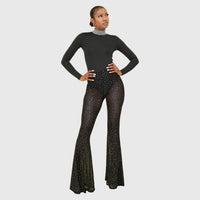 Stubbed Palazzo Pants