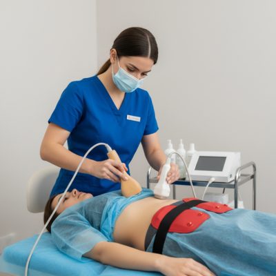 Tummy Tuck (Wood therapy, Radio Frequency, Ultrasound Cavitation & Laser lipo)