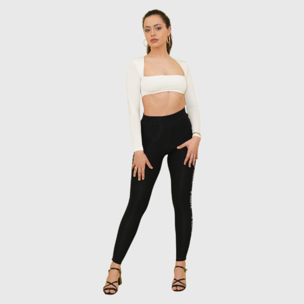 White Crop Top (Longsleeve)